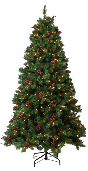 Hometown Holidays 27766 Tree Prelit Sctch 6ft5in
