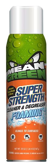 Mean Green Super Strength 354204 Cleaner and Degreaser, 20 oz Can, Liquid, Mild, Green