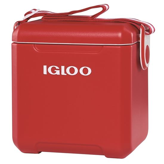 IGLOO '00032657 Tag Along Too Cooler, 14 Can Cooler, Plastic, Racer Red, 2 days Ice Retention