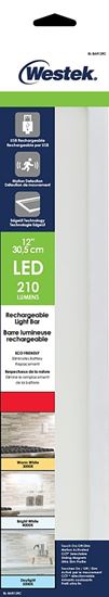 Westek BL-BAR12RC Rechargeable Bar Light, 1.5 W, LED Lamp, 195, 210 Lumens Lumens, 3000, 4000, 5000 K Color Temp