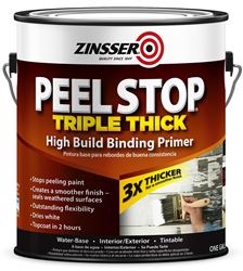 ZINSSER Peel Stop 260924 Triple-Thick Primer, Flat/Matte, White, 1 gal