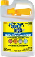 Spray & Forget SFDRTUG04 House and Deck Cleaner, 1 gal Bottle, Liquid, Orange, Clear