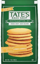 Tates Bake Shop 1003679 Cookies, Lemon, 7 oz, Bag, Pack of 12 