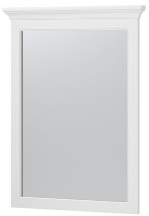 Craft + Main Hollis Series HOWM2432 Framed Mirror, 32 in L, 24 in W, White Frame, Hanging Installation