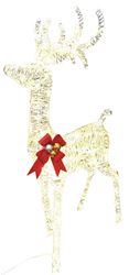 Hometown Holidays 58618 3D Standing Buck, Micro, LED, 52 in H