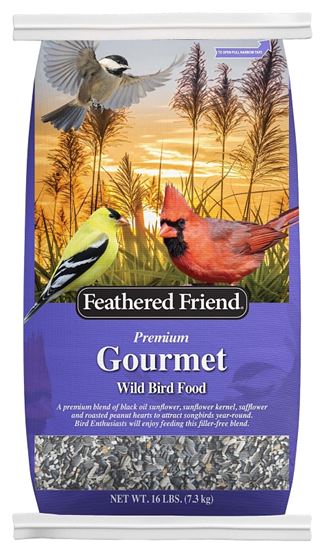 Feathered Friend 14166 Gourmet Wild Bird Food, Premium, 16 lb Bag