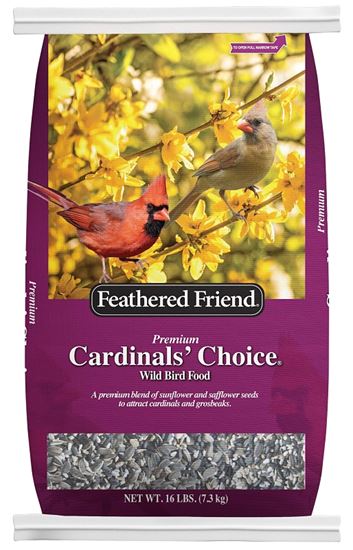 Feathered Friend Cardinal's Choice Series 14174 Wild Bird Food, Premium, 16 lb Bag