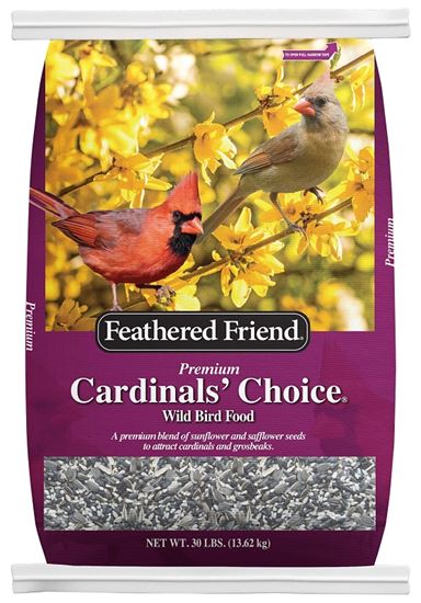 Feathered Friend Cardinal's Choice Series 14175 Wild Bird Food, Premium, 30 lb Bag