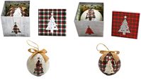 Hometown Holidays 99707 Ornament with Matching Box, 100 mm  48 Pack
