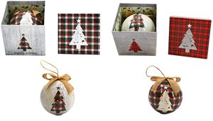 Hometown Holidays 99707 Ornament with Matching Box, 100 mm, Pack of 48