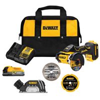 DeWALT DCS438E1 Cordless Angle Grinder, Battery Included, 20 V, 3 in Dia Blade, 20,000 rpm Speed