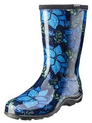 Sloggers 5018SSBL-07 Rain Boots, 7, Spring Surprise, Blue