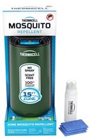Thermacell Patio Shield PS1FOREST Mosquito Repeller, 12 hr Refill, 15 ft Coverage Area, Forest Green Housing