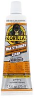 Gorilla 105045 Max Strength Construction Adhesive, Clear, 2.5 fl-oz Tube  6 Pack