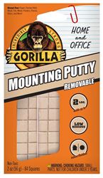 Gorilla 102745 Mounting Putty, Gray, 2 oz  8 Pack