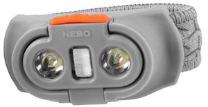 Nebo EINSTEIN NEB-HLP-0006 Headlamp, AAA Battery, Alkaline Battery, LED Lamp, 500, 262 ft Beam Distance, Black