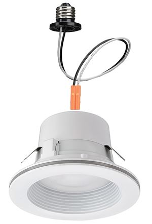 ETI Color Preference Series 53805102 Downlight with Night Light Trim, 10.5 W, 120 VAC, LED Lamp