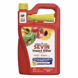 Sevin 100547234 Ready-to-Use Insect Killer, Liquid, Spray Application, Garden, 1 gal Bottle