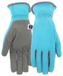 Miracle-Gro MG86121-W-ML High-Dexterity Work Gloves, Womens, M/L, Synthetic Leather