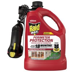 RAID MAX 71110 Bug Barrier Starter, Liquid, Spray Application, 128 oz 