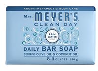 Mrs. Meyers 324082 Bar Soap, Solid, Rain Water, 5.3 oz 