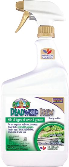 Bonide Captain Jack's 2602 Ready-to-Use Deadweed Brew, Liquid, Clear/Yellow, 32 oz