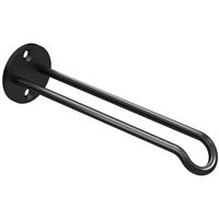 National Hardware N275-520 Plant Hanger Wall Base, 7 in L, 1-25/32 in H, Steel, Black, Screw, Wall Mounting