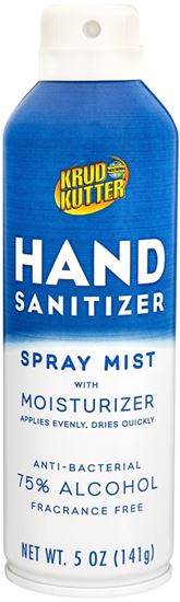 KRUD KUTTER 365301 Hand Sanitizer, Alcohol-Like, Colorless, 5 oz Aerosol Can