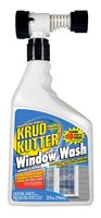 KRUD KUTTER WW32H4 Window Wash, 32 oz Bottle, Liquid, Mild