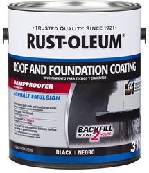 RUST-OLEUM 310 Series 302225 Roof and Foundation Coating, 1 gal, Liquid