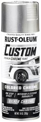 RUST-OLEUM AUTOMOTIVE 340558 Premium Custom Paint, Chrome, Silver, 10 oz, Aerosol Can