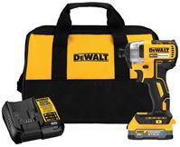 DeWALT DCF787E1 Impact Driver Kit, Battery Included, 20 V, 1/4 in Drive, Hex Drive, 3200 ipm