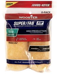 WOOSTER Super/Fab, FTP RR983-4 1/2 Roller Cover, 3/4 in Thick Nap, 4-1/2 in L, Fabric Cover, Gold