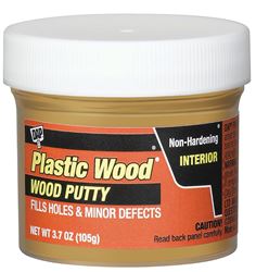 Plastic Wood 7079821247 Wood Putty, Solid, Mild, Pleasant, Light Oak, 3.7 oz Tub  6 Pack