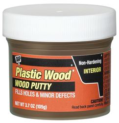 DAP Plastic Wood 21251 Wood Putty, Paste, Mild, Pleasant, Light Walnut, 3.7 oz  6 Pack