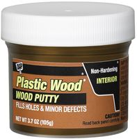 Plastic Wood 7079821268 Wood Putty, Solid, Mild, Pleasant, Red Mahogany, 3.7 oz Tub  6 Pack