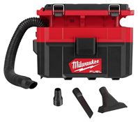 Milwaukee M18 FUEL PACKOUT 0970-20 Wet and Dry Vacuum Cleaner, 2.5 gal Vacuum, 50 cfm Air, 87 dBA, HEPA Filter