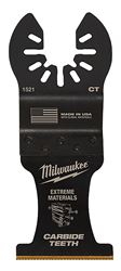 Milwaukee 49-25-1522 Blade, 1-3/8 in, 2 in D Cutting, Carbide/HCS/Titanium