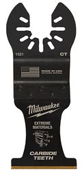 Milwaukee 49-25-1523 Blade, 1-3/8 in, 2 in D Cutting, Carbide/HCS/Titanium
