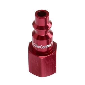 ColorConnex A73430D-X Air Plug, 1/4 in, FNPT, Aluminum, Zinc