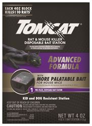 Tomcat 0373905 Rat and Mouse Killer Disposable Bait Station, 10 Rats Bait, Purple/Violet