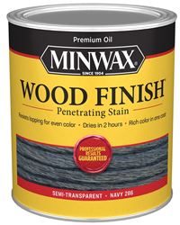 Minwax Wood Finish 701084444 Wood Stain, Phantom Navy, Liquid, 1 qt