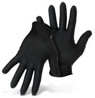 Grippaz G21091-L Disposable Gloves, L, Nitrile, Black