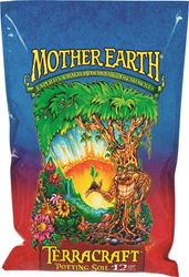 Mother Earth Terracraft HGC714902 Potting Soil, Solid, Light Brown, 12 qt Package, Pallet