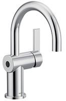 Moen Cia Series 6221EW Bathroom Faucet, 1.2 gpm, 1-Faucet Handle, Metal, Chrome, Lever Handle, High-Arc Spout