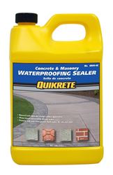 Quikrete 8800-05 Waterproofing Sealer, White, Liquid, 1 gal Bottle, Pack of 4 