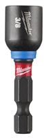 Milwaukee 49-66-4505 Nut Driver, 3/8 in Drive, 1-7/8 in OAL, 1/4 in L Shank, Magnetic