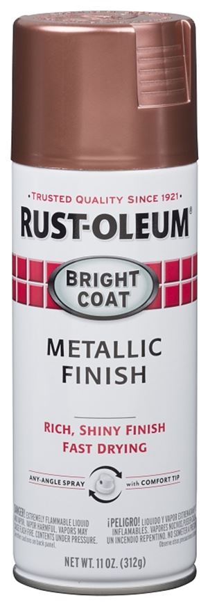 Stops Rust 331255 Metallic Spray Paint, Metallic, Rose, 11 oz, Can