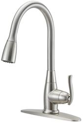 Boston Harbor Pull-Down Kitchen Faucet, Stainless Steel