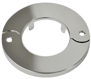Danco 88469 Floor and Ceiling Plate, Stainless Steel, Chrome, For: 1-1/2 in IPS Connection Ice Maker Tubing